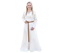 Battle-Merchant - Vestido medieval ligero Milla - Vestido vikingo para mujer - medieval disfraz LARP, fantasía, naturaleza, M