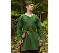 Battle-Merchant Vikingo Túnica, Viborg Reconstrucción, Verde