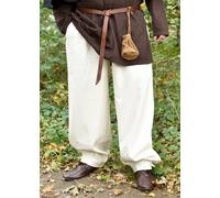 Battle-Merchant Weite Mittelalter-Hose Hermann, Natural