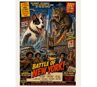 Battle of New York!: A Retro Monster Movie Adventure Notebook