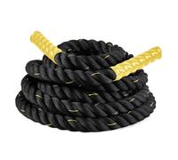 Battle Rope, cuerda diámetro 3,8 cm, cuerda de entrenamiento para resistencia de fuerza y desarrollo muscular, cuerda de ejercicio para un entrenamiento corporal completo y function