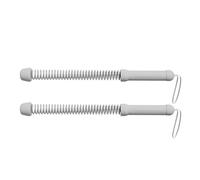 Battle Ropes - 2 barras de resistencia para entrenamiento de fuerza | Equipo de fitness portátil en casa de musculación y cardio | Sistemas tensores de acero de alto rendimiento, 1600 g