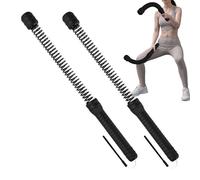 Battle Ropes-2-Part Fitness Rope Workout | Entrenamiento inalámbrico, cuerda inalámbrica | Cinturón de fitness sin nudos, sin deslizamiento, para gimnasio, programas de pérdida de peso, amante de los