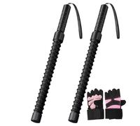 Battle Ropes, cuerdas de combate sin cuerdas, cuerda oscilante sin cable, con mango antideslizante, ligero y portátil, para entrenamiento de fuerza y resistencia, incluye guantes, ideal para