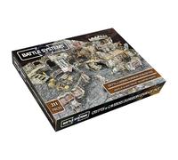 Battle Systems Fantasy Dungeon Terrain Crypts & Caverns Terrain Immersive Scenery for D&D DND Maladum Pathfinder RPGs Full Color Heavy Duty Cardstock Printed both sides