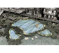 Battle Systems Fantasy Terrain Lakes & Bogs - 28-35 mm DND D&D RPG Wargames Historical/Fantasy Card Scenery