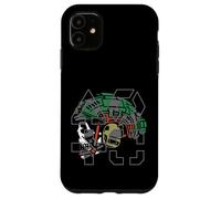 Battlefield Class Skull Army Camo Symbol Game Design BF6 Carcasa para iPhone 11