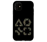 Battlefield Class Woodland Army Camo Symbol Game Design BF6 Carcasa para iPhone 11