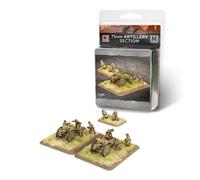 Battlefront Miniatures Flames of War Mid War Pacific - Sección de artillería de campo japonesa de 75 mm