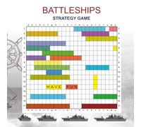 Battleship Strategy Game - Classic Board Game for Kids, Adults & Family Fun: Strategic Naval Warfare Game to Challenge Your Mind, Improve Tactics, and Enjoy Hours of Fun