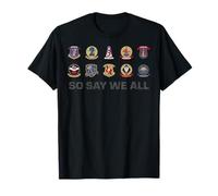 Battlestar Galactica So Say We All Badges Camiseta