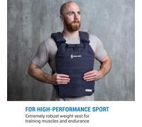 Battlevest 2.0 Chaleco lastrado 2 pesas de 8,75 lbs Azul Capital Sports