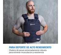 Battlevest 2.0 Chaleco lastrado 2x2 Pesas 5,75 & 8,75 lbs Azul Capital Sports