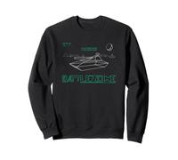 Battlezone Retro Tank Arcade Game Pantalla de Inicio Sudadera