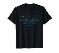 Battlezone Retro Tank Pan Arcade Game Pantalla de Inicio Camiseta