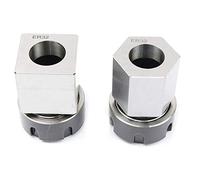Batto ER32 Portabrocas de pinza bloque 2 y soporte hexagonal para máquina de grabado de torno