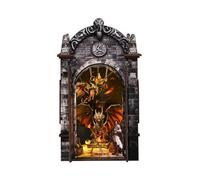 BATTREVO Book Nook Kit-Reino Oculto del Dragón- DIY Miniatur Kit Buchstütze 3D Holzpuzzle mit Staubschutzhülle für Bastelenthusiasten,Weihnachten Geburtstag Geschenke