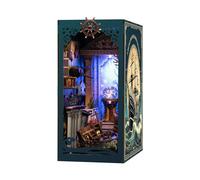 BATTREVO DIY Holz Book Nook Kit-Rätsel auf Dem Meeresboden-con luz LED,Book Nook Kit für Erwachsene,Bookshelf Decor, Bücherecke,Weihnachten Geburtstag Geschenke