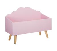 Atmosphera Cofre infantil Nuage caja de almacenamiento efecto nube rosa 58x28x45.5 cm