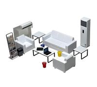 BAUBAUPLAY Modelo a escala 1:18 para reparación de coches, taller, escena de tuning, taller de coche, regalo para los fanáticos