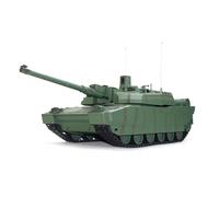 BAUBAUPLAY Tanque militar 1:16, 2,4 G Francia H2408U Leclerc, tanque militar con efectos de humo, juego de maquetas para aficionados militares (versión básica)