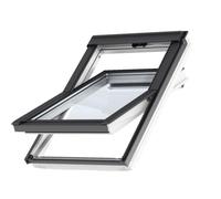 BAUBAY GLU MK06 - Juego de ventanas de techo (78 x 118 cm, plástico, 2 acristalamientos 0051, incluye pieza para tejas, 1,5 - 12 cm), juego de aislamiento y conexión