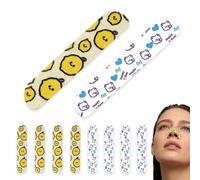 BAUCH 10Pcs Parches Elevadores de Nariz Corrector Nasal Invisible para Respingar y Modelar, Kit de Belleza con 5 Amarillo Limón y 5 Azul Cachorro, Moldeador Nasal Estético Sin Cirugía