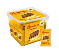 Bauducco Galletas Choco Galletas - Crujientes y deliciosos - Ideal para aperitivos, postres y fiambrera - 2 galletas por paquete, envueltas individualmente, 25 onzas (paquete de 40)
