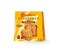 Bauducco Mini panettone con chispas de chocolate húmedas y frescas, receta tradicional italiana tradicional italiana, 79 ml (1 unidad)