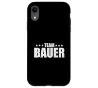 Bauer Apellido Familia Cumpleaños Bauer Apellido Pareja Carcasa para iPhone XR