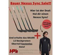 Bauer Comp Nexus SYNC Grip Flex 70 - Raqueta de tenis (62", lado de juego: derecho, curvatura: PP92)