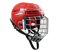 Bauer IMS 5.0 - Casco Senior, Talla M, Color Rojo