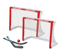Bauer - Juego de portería de Hockey (2 Unidades), Color Rojo