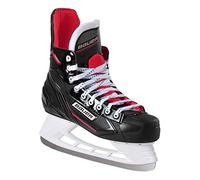 Bauer NSX - Patines de Hielo para Hombre, Talla 47, Color Negro y Rojo