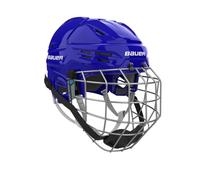 Bauer Re-Akt 55 Casco de hockey sobre hielo Combo Senior negro (azul, M)