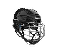 Bauer Re-Akt 55 Combo - Casco de hockey sobre hielo para senior (talla media), color negro