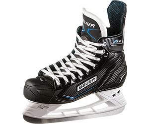 BAUER S21 X-LP Skate - Sr Zapatos de Hockey Schwarz/Weiss/Blau/Silber 42