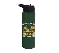 Bauer - Saufen Ist Wie Maíz Choppeln Main Thing Full Stainless Steel Insulated Water Bottle