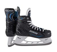 Bauer X-LS - Patines de Hielo para Hombre para Hockey sobre Hielo, Talla 44,5, Acero Inoxidable, Color Negro, 44,5