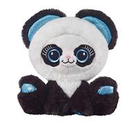 Bauer Spielwaren 14279 Blickfänger Glitter Design Panda - Peluche de Peluche Supersuave con Ojos Brillantes, Color Negro y Blanco
