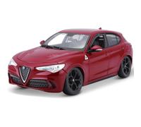 Bauer Spielwaren- Alfa Romeo Stelvio Modelo de coche a escala 1:24, assorted (Bburago 15621086R)