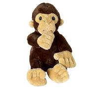 Bauer Spielwaren I Like My Planet 12953 - Mono de Peluche (Material Reciclado), Color marrón