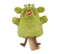Bauer Spielwaren Muñeco de Mano Oficial de WIR de la Serie de Libros Infantiles - Pelo Verde Muy Suave, 20 cm, Verde (12268)