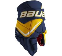 Bauer Vapor Fly40 - Guantes intermedios, color azul marino y dorado