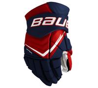 Bauer Vapor FLYLITE Navy/Red/White Junior Guantes de hockey 11″