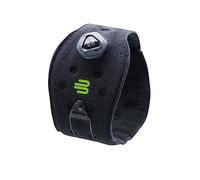 Bauerfeind, 1 Brazalete de deporte para el codo unisex, Adecuado para ambos codos, Para tenis, bádminton o squash, Reducción de la carga en el músculo del antebrazo, Almohadilla de silicona, Sistema de cierre Boa, Negro, 11469461170000