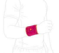 BAUERFEIND, 1 Muñequera Deportiva Unisex, Muñeca Izquierda o Derecha, para Entrenamiento y competición, Talla L/XL, Rosa, 11459471950013