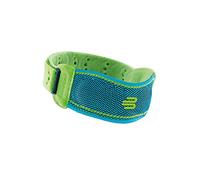 BAUERFEIND, 1 Rodillera Deportiva Unisex, Adecuada para ambas Rodillas, para Deportes de Pelota o Atletismo, Descarga de presión, Anillo de Silicona, Talla M, Turquesa, 11449421260012