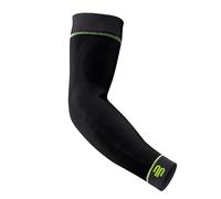 Bauerfeind, 1x Par de vendas de compresión deportiva para el brazo, Unisex, Para ambos brazos, Para deportes de pelota o de resistencia, Fortalecimiento de los músculos, Talla XL corto, Negro, 29355011700024