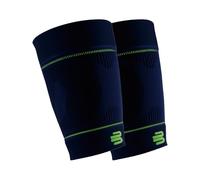 Bauerfeind, 1x Vendas de compresión de deporte para las piernas, Unisex, Adecuadas para ambas piernas, Para deportes de pelota o de resistencia, Fortalecimiento de los músculos, Talla S largo, Azul marino, 29345721500031